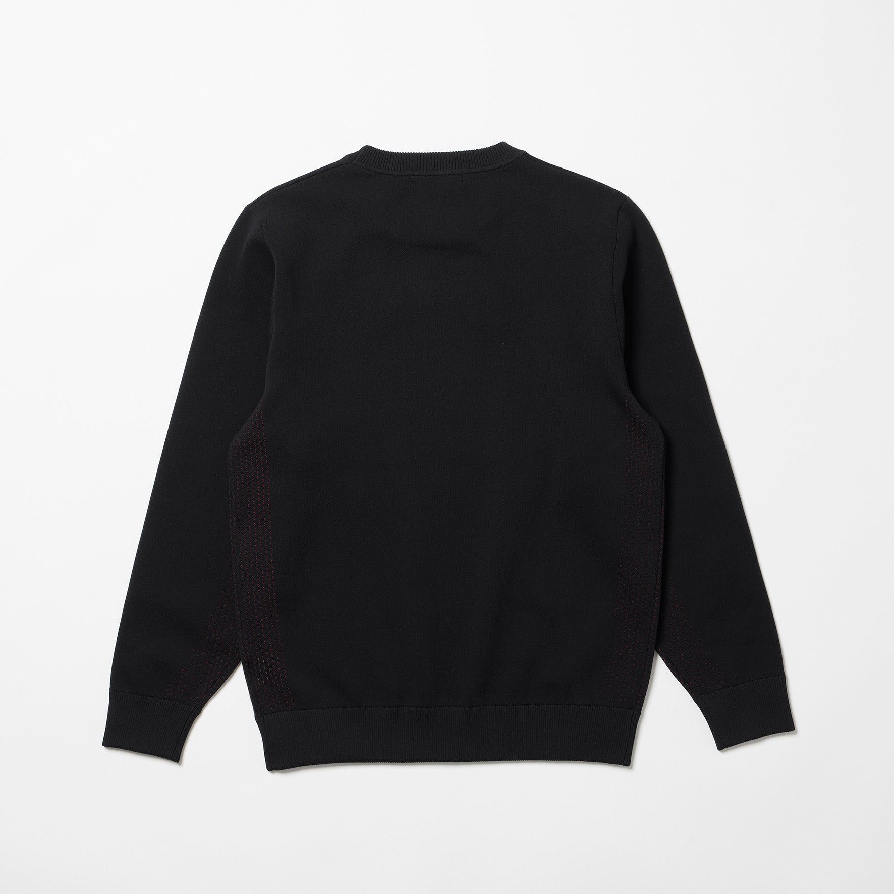 圓領長袖套頭針織衫